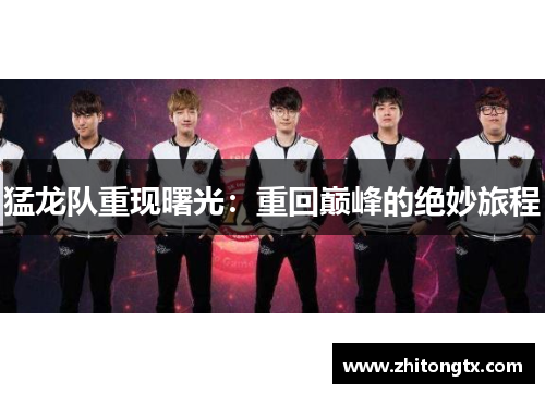 猛龙队重现曙光：重回巅峰的绝妙旅程